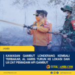 Haris ikut padamkan api
